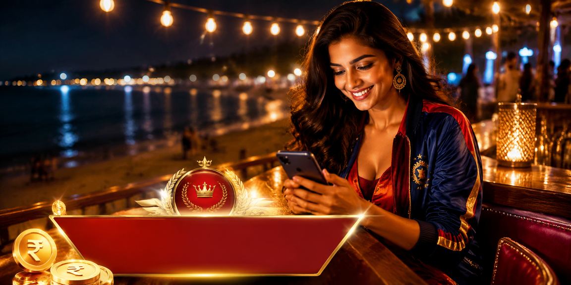 Players enjoying Teen Patti game on mobile devices with vibrant neon lights
